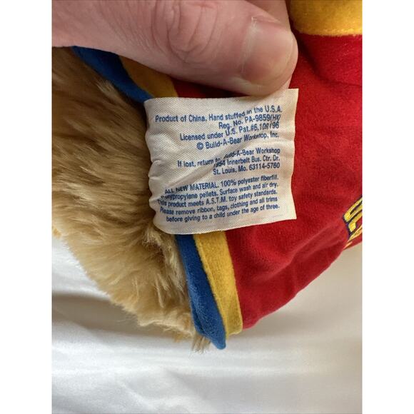 Build-a-Bear Original Retired Brown Bear With Hat RARE - Picture 6 of 9